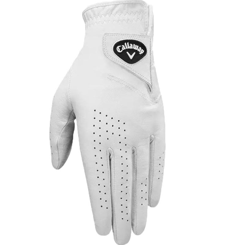Callaway Golf Dawn Patrol Glove (Worn on Left Hand, White 2019, X-Large, Cadet (Short Fingers))